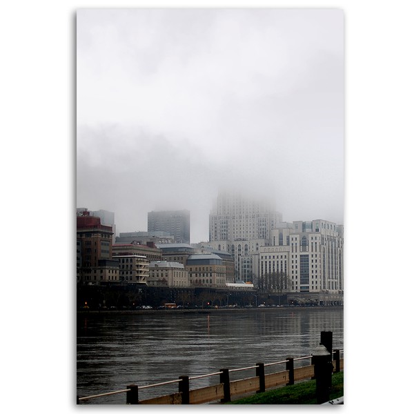 City in the fog -  Dmitry Belov