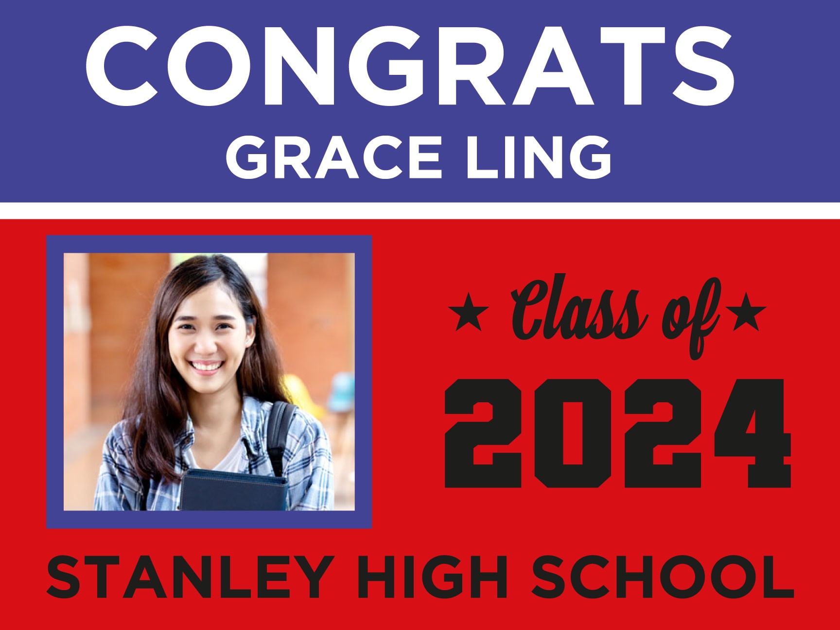 Buy Personalized Graduation Yard Signs 2023 ARC Print