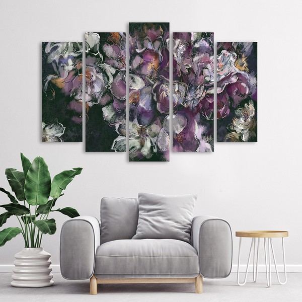 Iris flower - Multipart canvas print | ARC PRINT