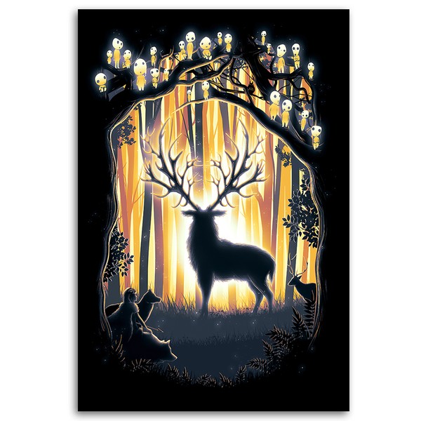 Deer God Save our Forest - Barrett Biggers