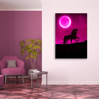 Unicorn and pink sky - Gab Fernando