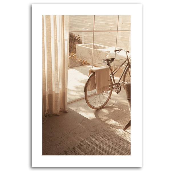 Aesthetic bicycle at home