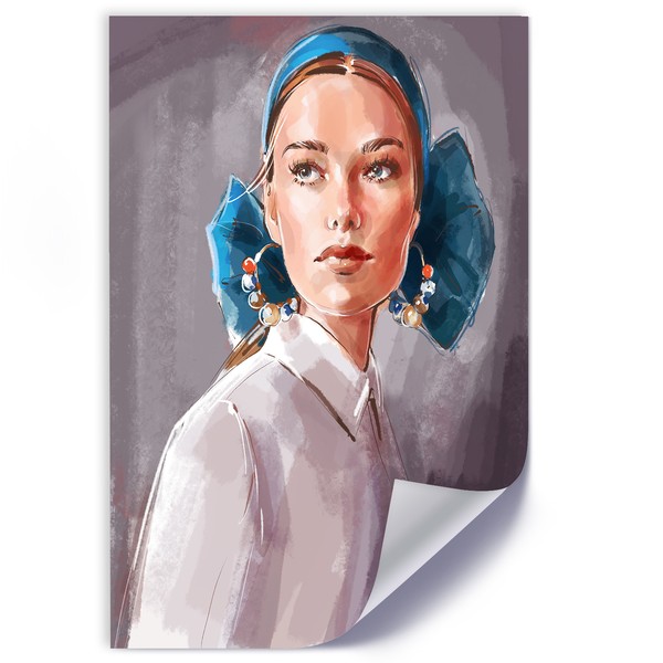 Woman with blue eyes - Irina Sadykova