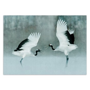 Cranes Birds as painted