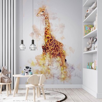 For children's room Pastel giraffe