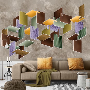 Colourful Abstract 3D Puzzles